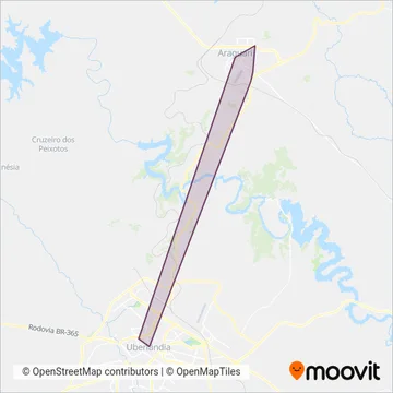 Araguari coverage area map