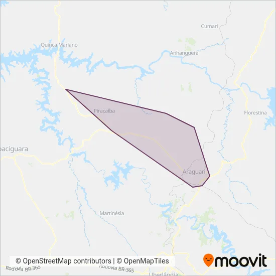 CAF coverage area map