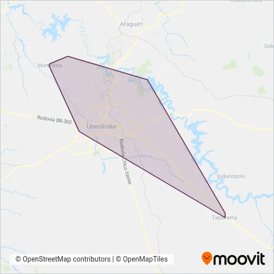 São Miguel coverage area map