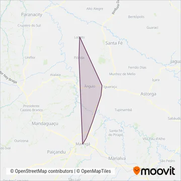 Luidy Tur (Rodoviário) coverage area map