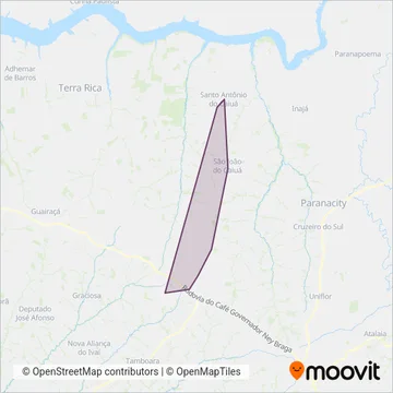 Valtur (Rodoviário) coverage area map