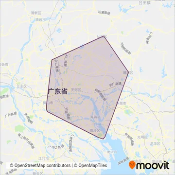 广州地铁 coverage area map