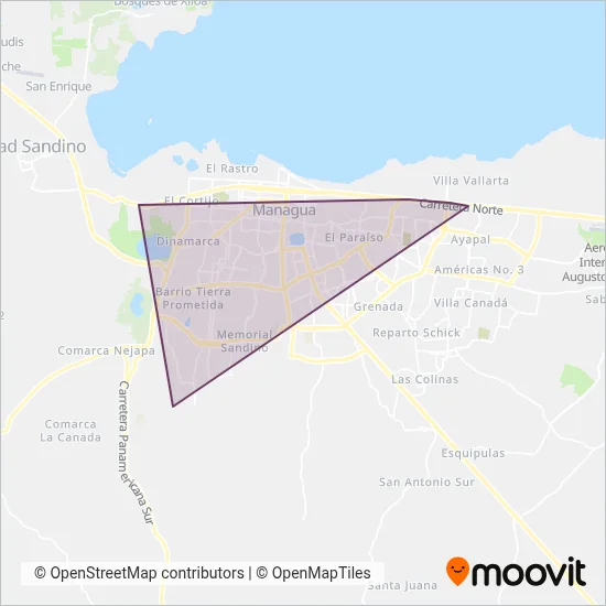 Cooperativa Colón coverage area map