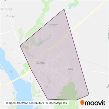 LocTrans Slatina coverage area map