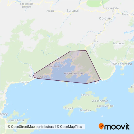 Viação Senhor do Bonfim coverage area map