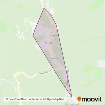 TUSinaia (Bus) coverage area map