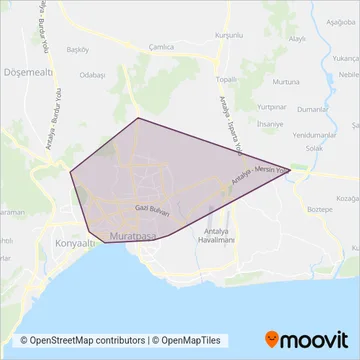 Antray coverage area map