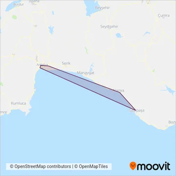 Havaş coverage area map