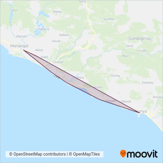 Batı Birlik coverage area map