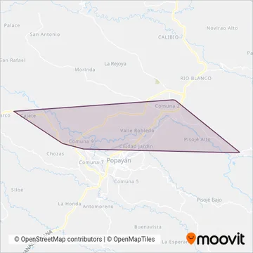 Transtambo coverage area map