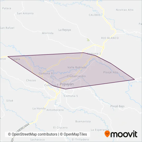 Transtambo coverage area map