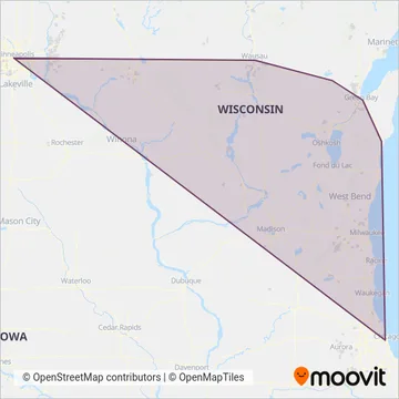 Greyhound-us coverage area map