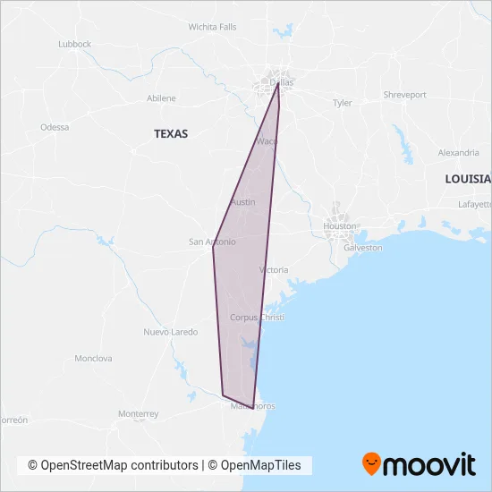 FlixBus-us coverage area map