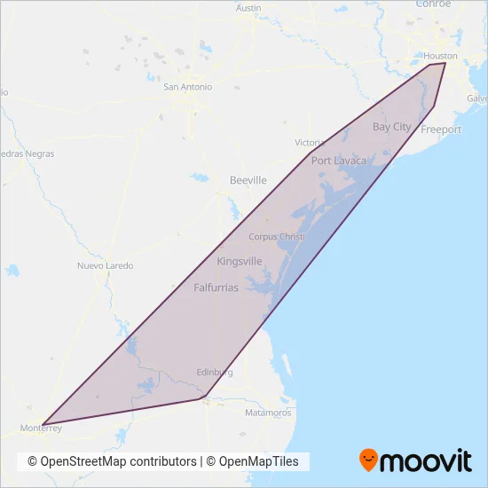 Greyhound-us coverage area map