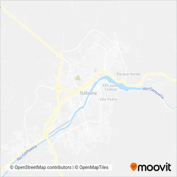 Atlântico Transportes coverage area map