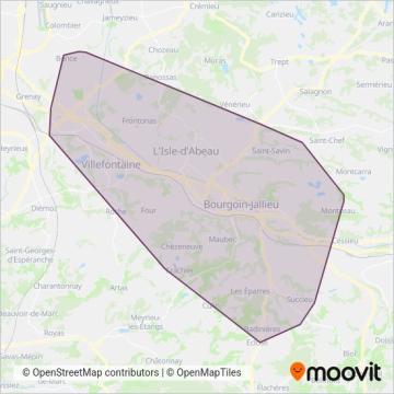 CAPI coverage area map