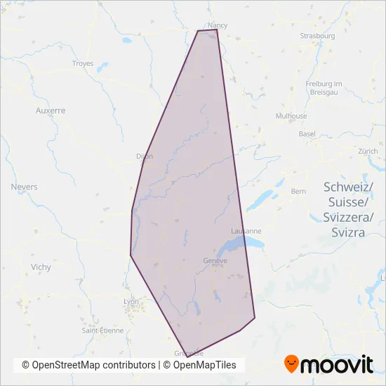 OCEdefault coverage area map