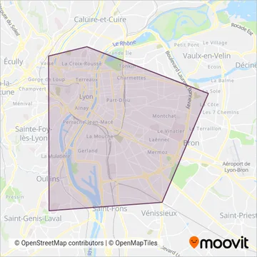 TCL (Subway) coverage area map