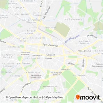 BDZ Passengers (Bus) coverage area map