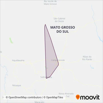 Cruzeiro do Sul coverage area map