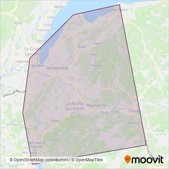 Alpbus Fournier coverage area map