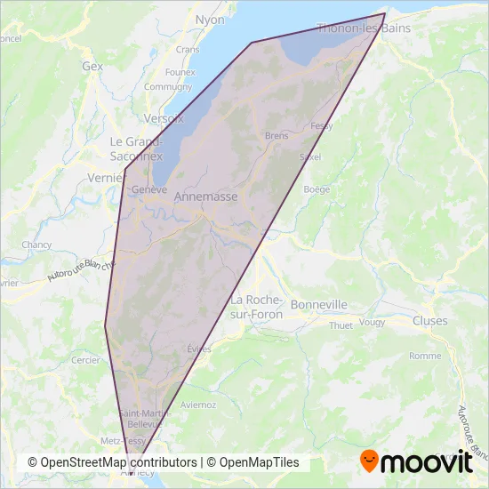 Alpbus Fournier coverage area map
