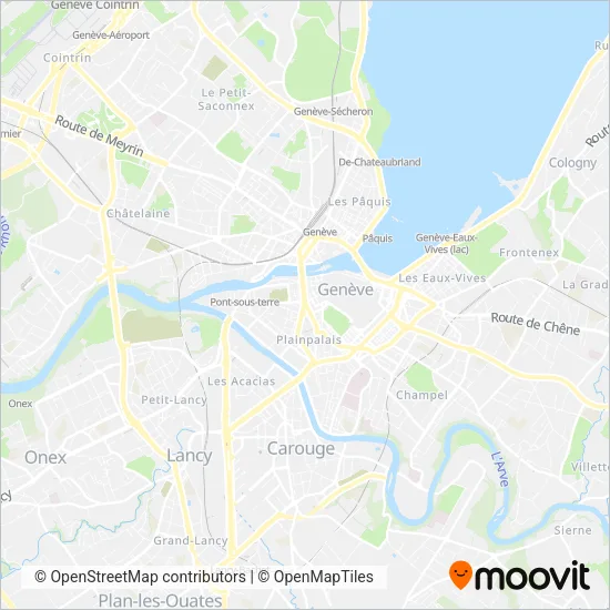 Rhätische Bahn (Bus) coverage area map