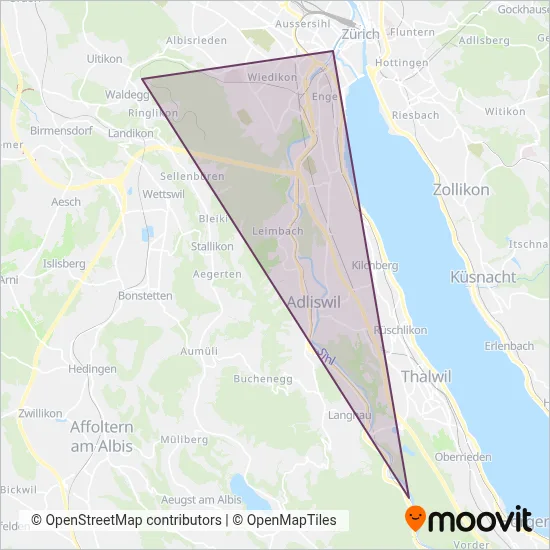 Sihltal-Zürich-Uetliberg-Bahn Verbundsgebiet