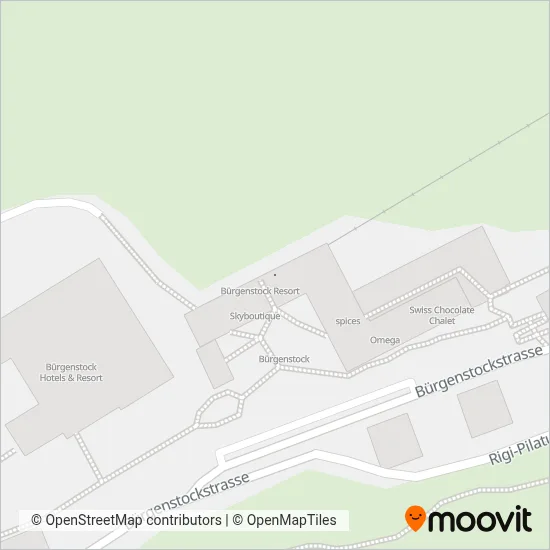 Bürgenstock Bahn AG coverage area map