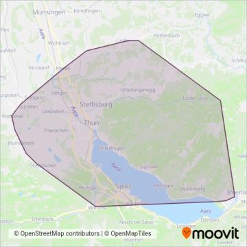 STI Bus AG coverage area map