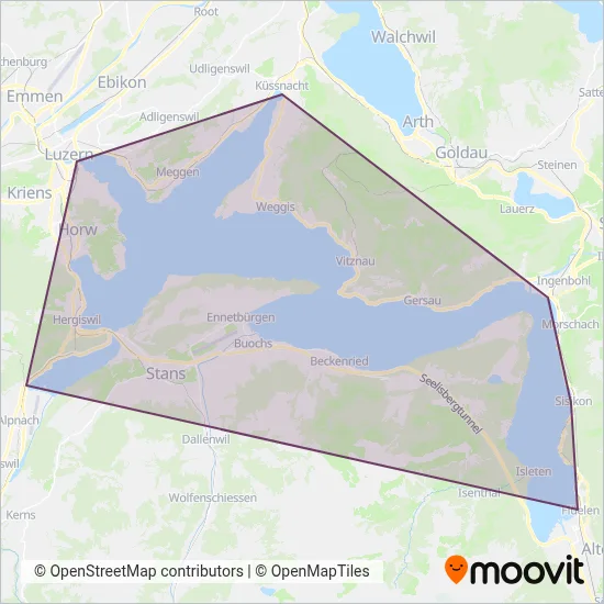 Vierwaldstättersee (Fähre) Verbundsgebiet