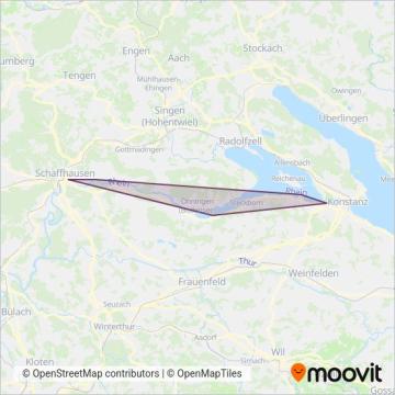 Schweiz. Schifffahrtsgesellschaft Untersee und Rhein AG coverage area map