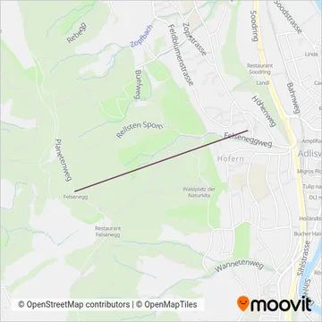 Adliswil-Felsenegg Verbundsgebiet