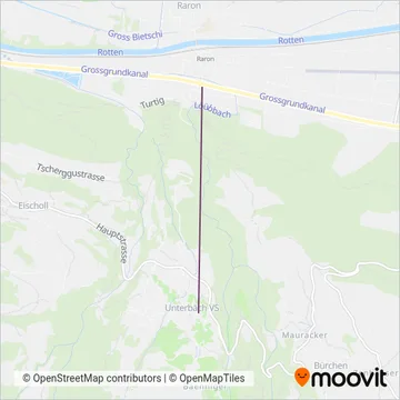 Raron-Unterbäch (Seilbahn) Verbundsgebiet