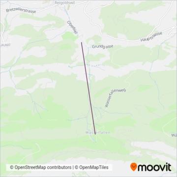 Reigoldswil-Wasserfallen coverage area map
