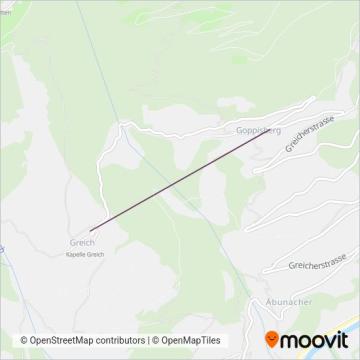 Aletsch Bahnen AG (Bus) coverage area map