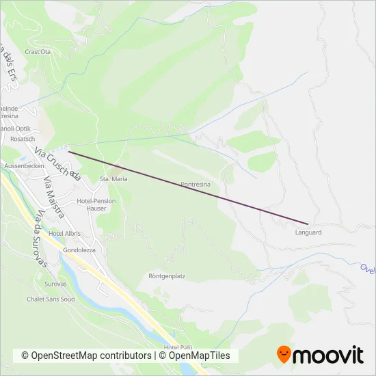 Pontresina-Alp Languard coverage area map