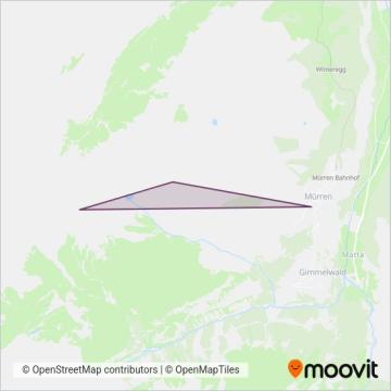 Luftseilbahn Mürren-Schilthorn coverage area map