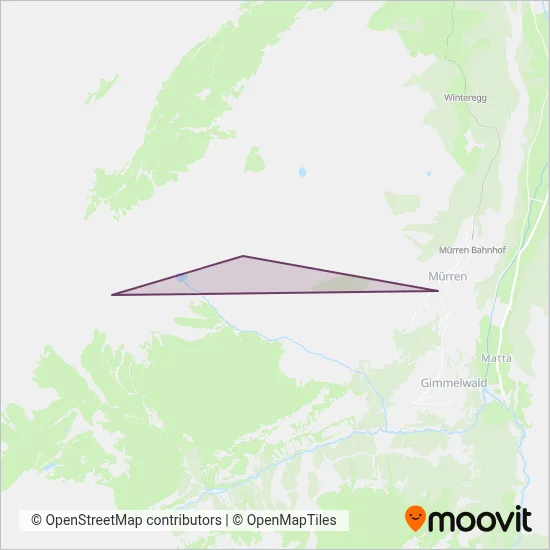 Luftseilbahn Mürren-Schilthorn coverage area map