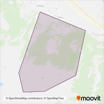 Carte de la zone de couverture de Pizolbahnen AG