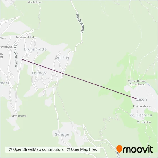 Staldenried-Gspon coverage area map