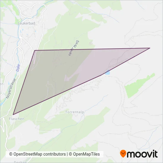 Torrent-Bahnen Leukerbad-Albinen AG coverage area map