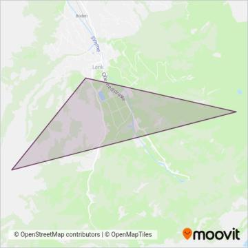 Lenk Bergbahnen coverage area map