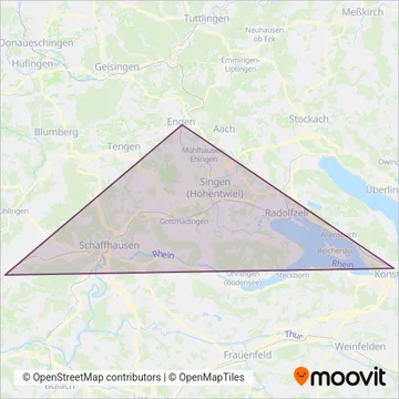 SBB GmbH (Grenzverkehr) coverage area map