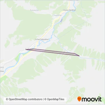 Carte de la zone de couverture de Alpintrans GmbH
