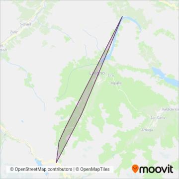 Autoservizi Silvestri Livigno coverage area map