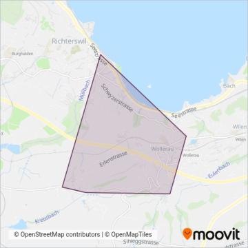Bamert Bus coverage area map