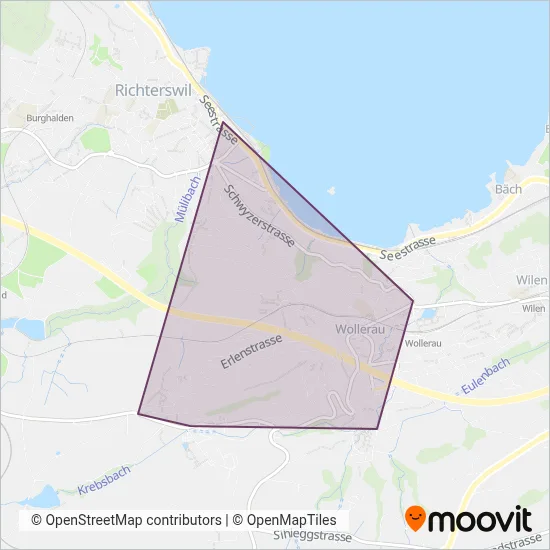 Bamert Bus coverage area map