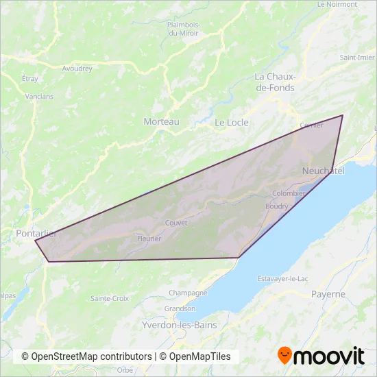 Service d'automobiles TRN (rvt Auto) Verbundsgebiet