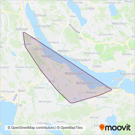 Automobildienst SZU coverage area map